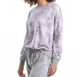 SPLENDID Women’s Tie Dye Sweatshirt Long Sleeve PJ Lounge Top Size Medium